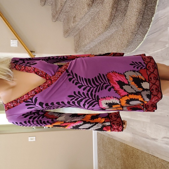 NWOT HALÉ BOB 100% handmade silk dress - Picture 4 of 8